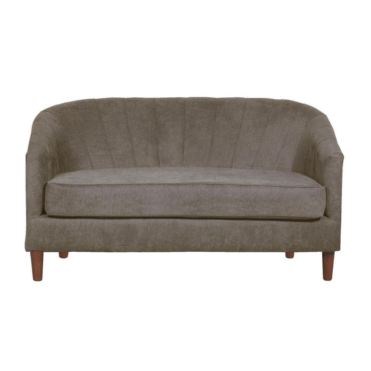 INTERMUEBLES - Sofá 2 cuerpos Rio 141x77x67 cm Gris