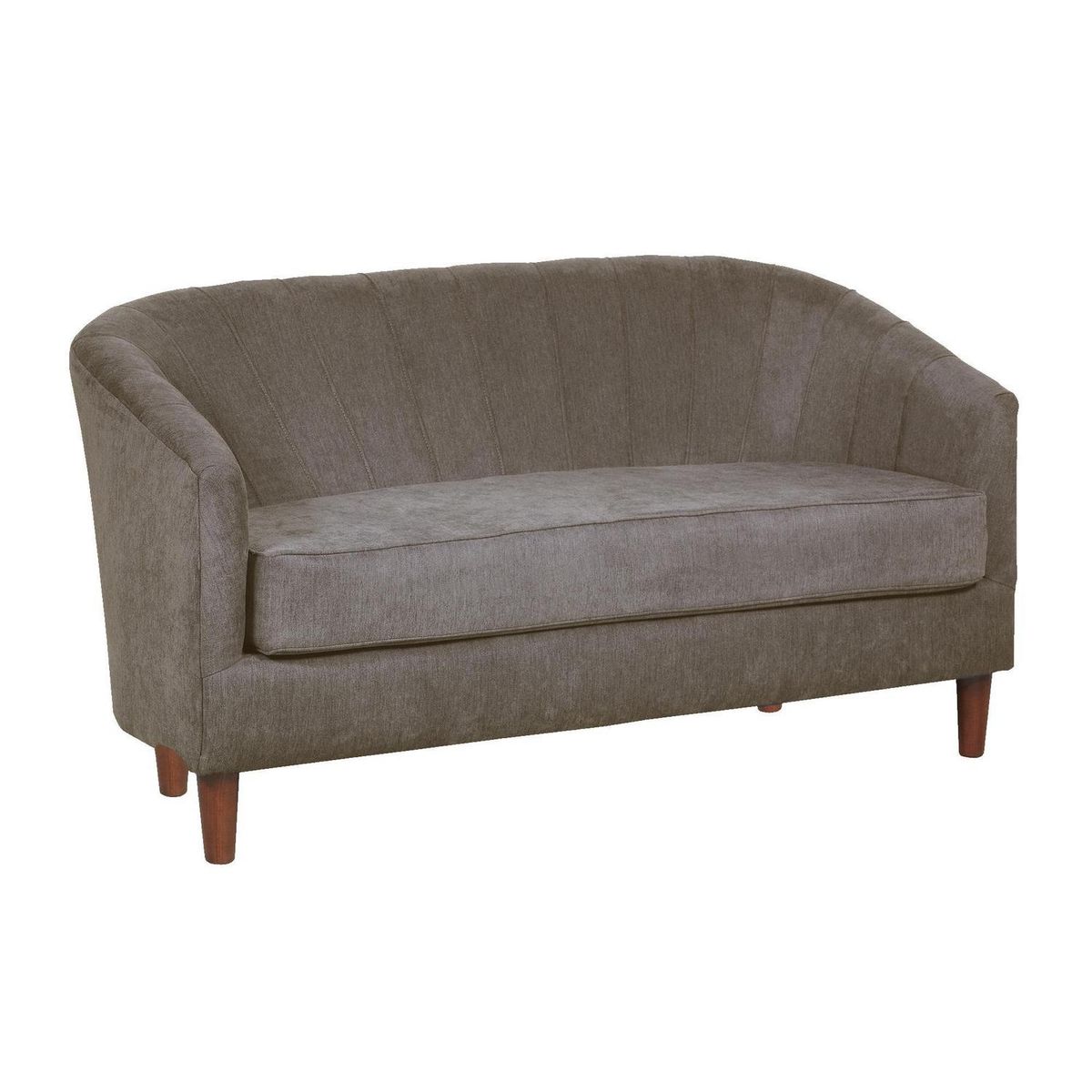 INTERMUEBLES - Sofá 2 cuerpos Rio 141x77x67 cm Gris