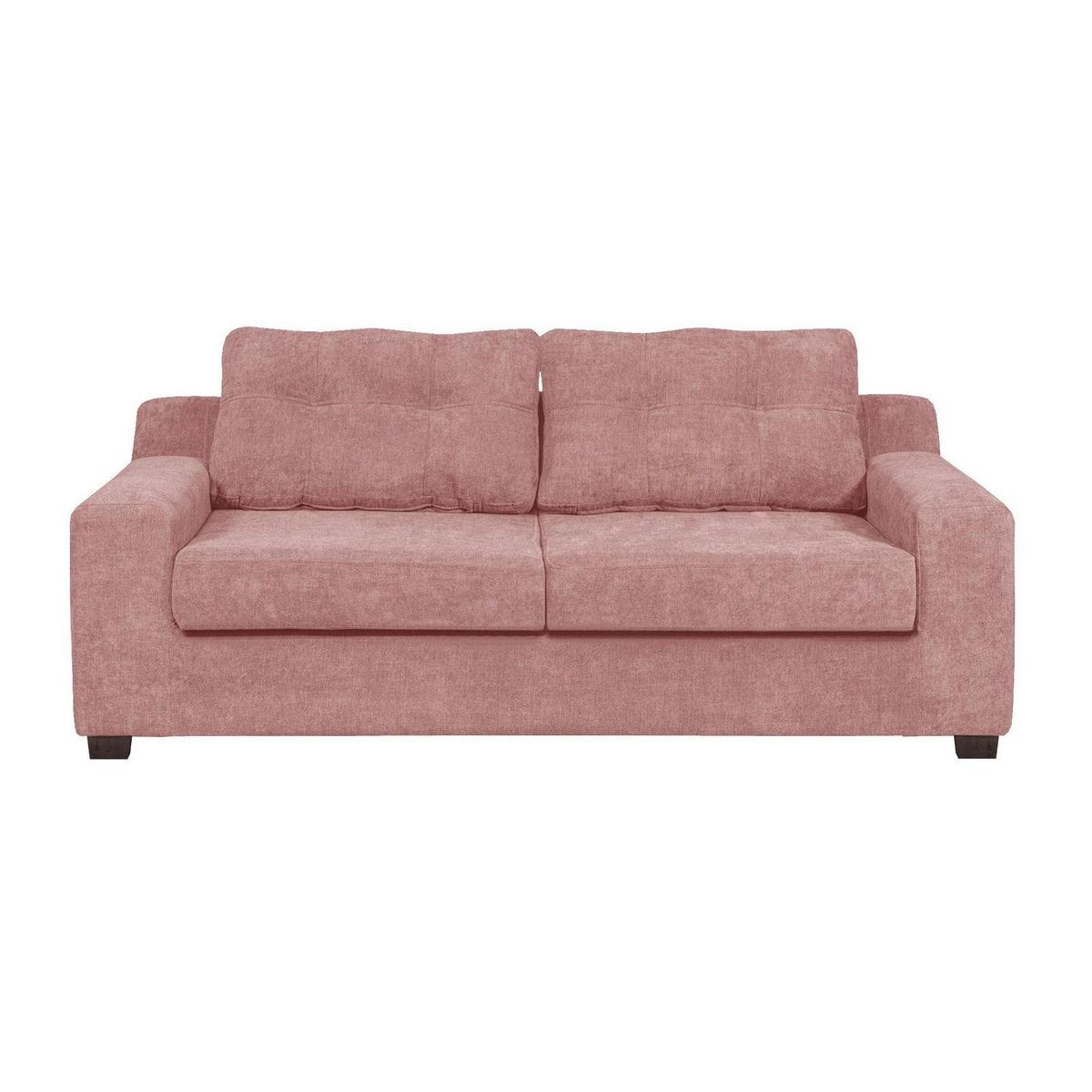 INTERMUEBLES - Sofá 3 cuerpos Santi 180x96x90 cm Rosado