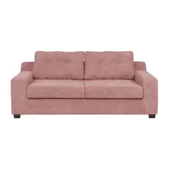 INTERMUEBLES - Sofá 3 cuerpos Santi 180x96x90 cm Rosado