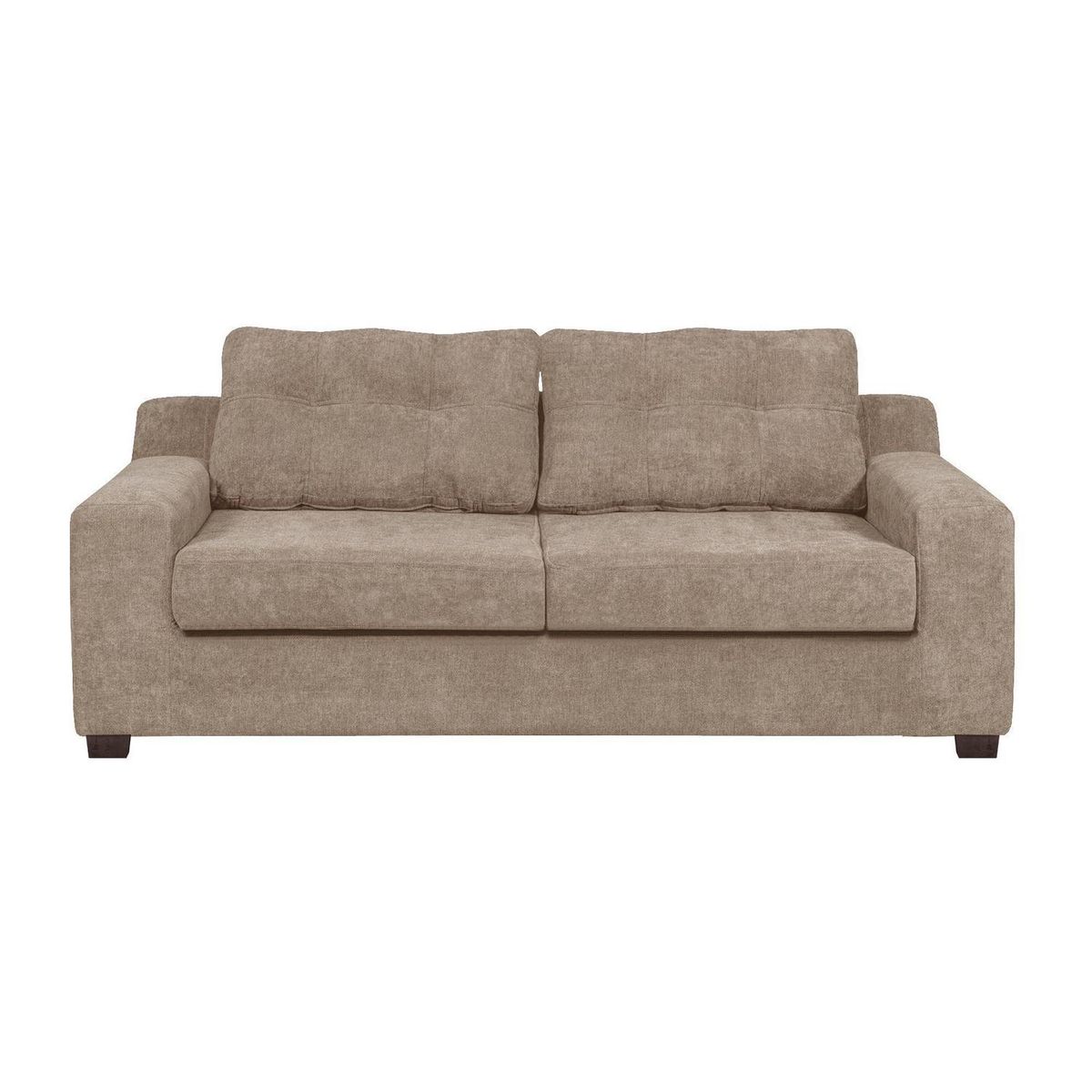 INTERMUEBLES - Sofá 3 cuerpos Santi 180x96x90 cm Beige