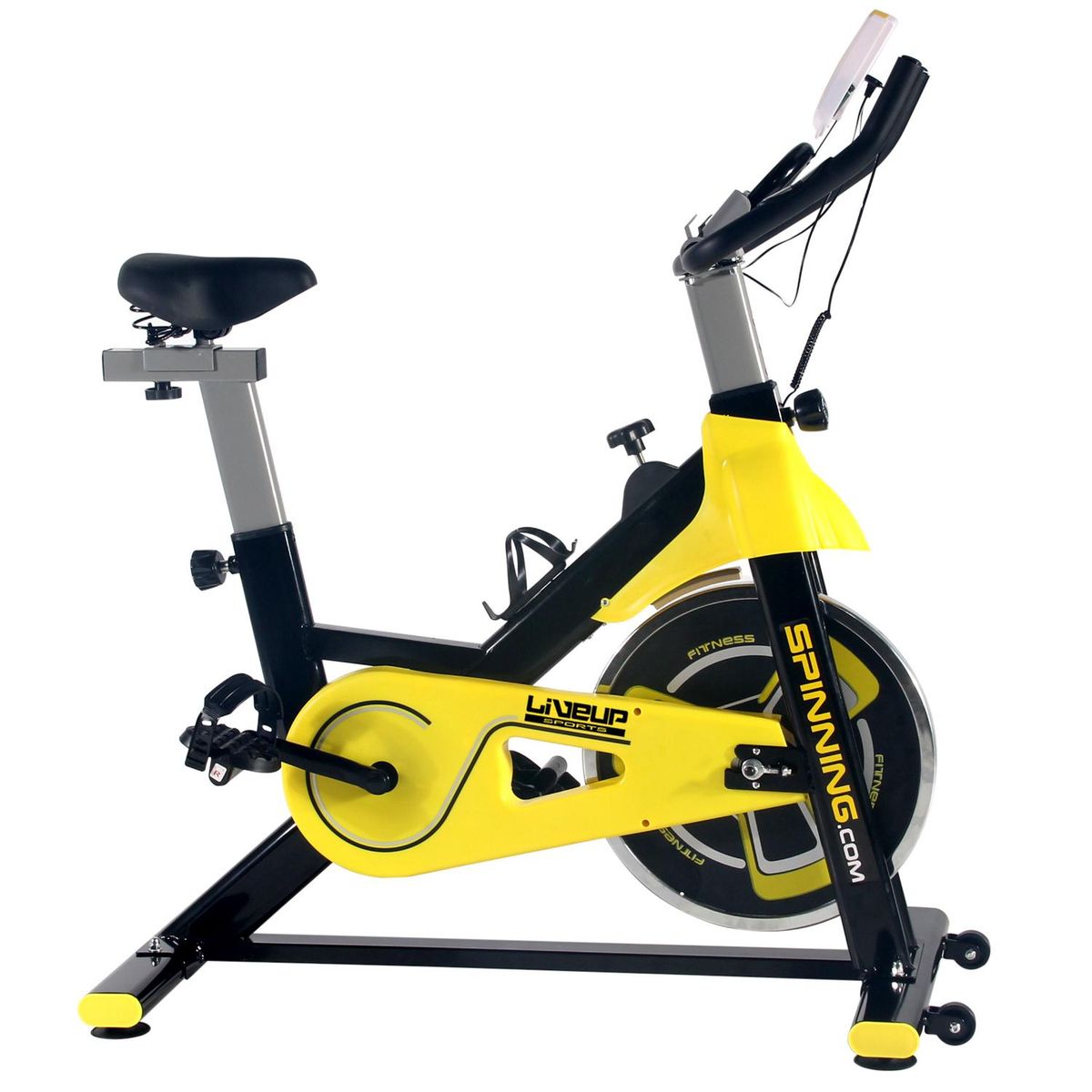 LIVE SPORT - Bicicleta Spinning 7903 Amarillo/Negro