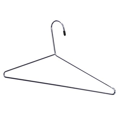 Pack 10 colgadores de ropa metlicos cromado