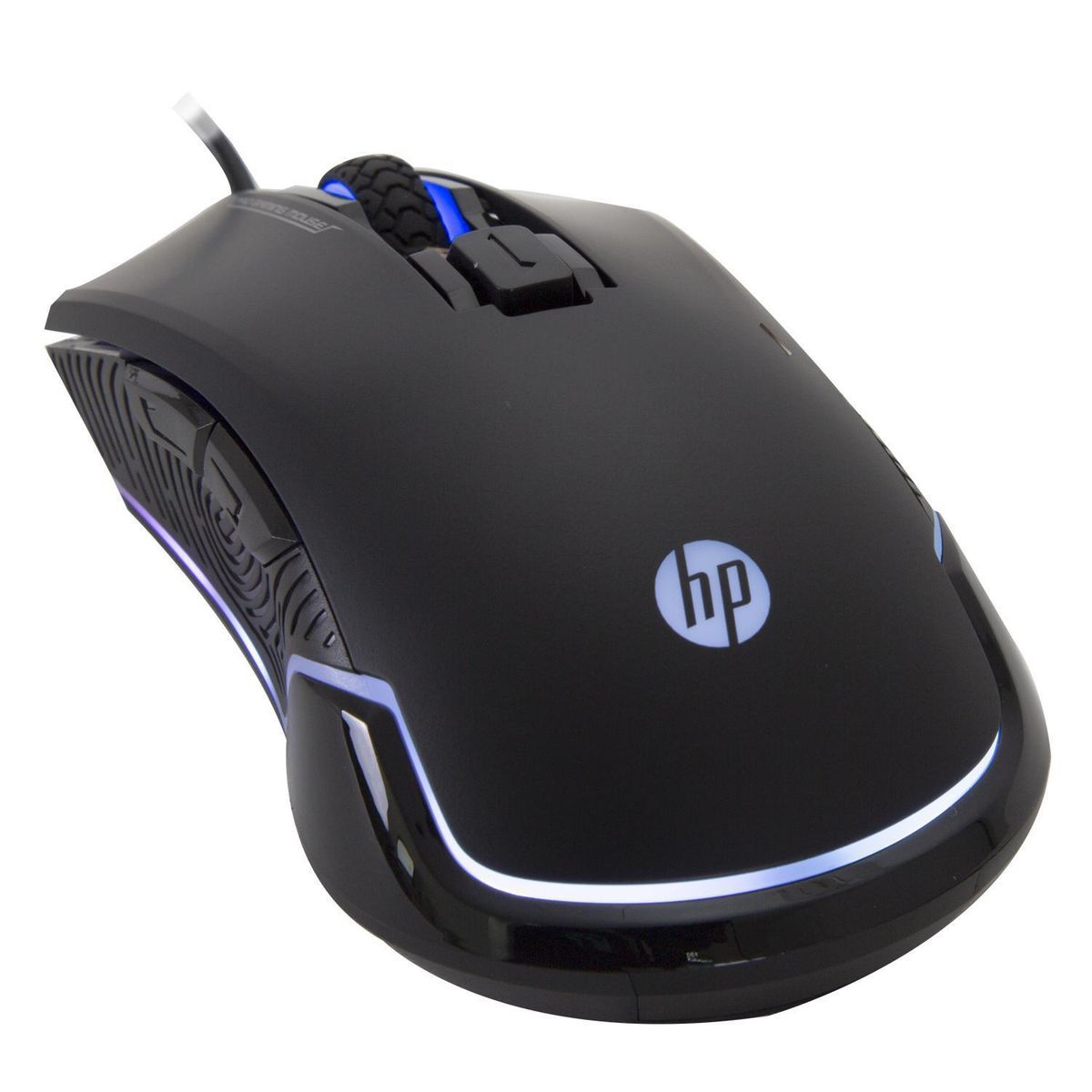 HP - Mouse alámbrico gamer negro