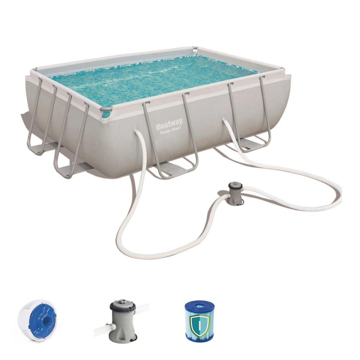 BESTWAY - Piscina estructural 282x196x84 cm 3662 litros