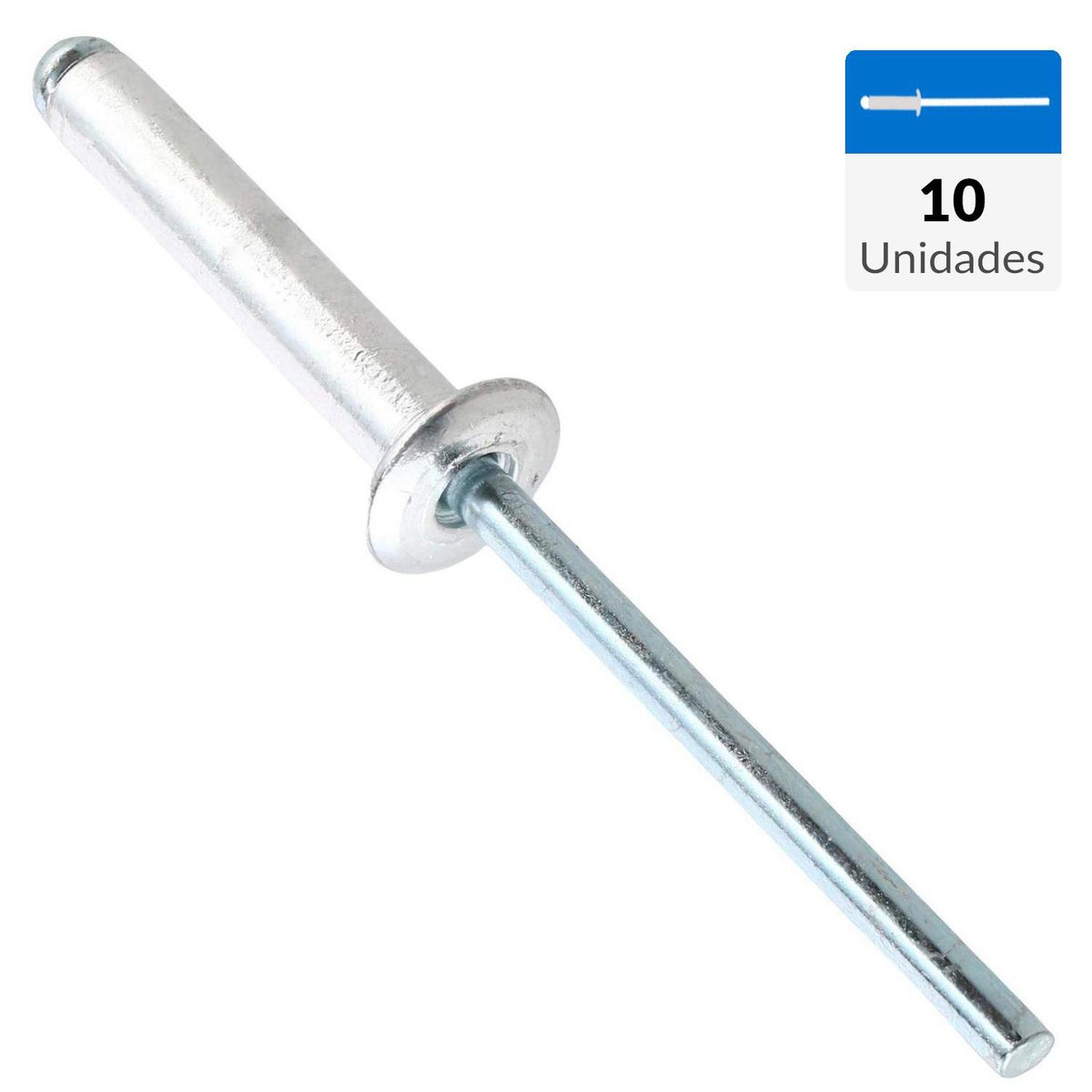 FIXSER - Remache tipo pop 4x21 mm 10 unidades