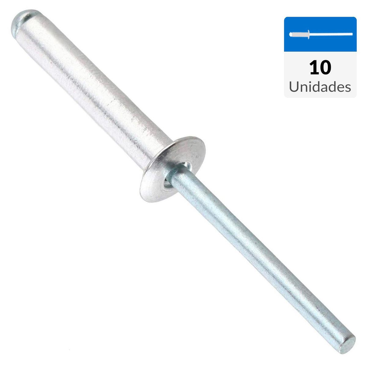 FIXSER - Remache tipo pop 4,8x25 mm 10 unidades