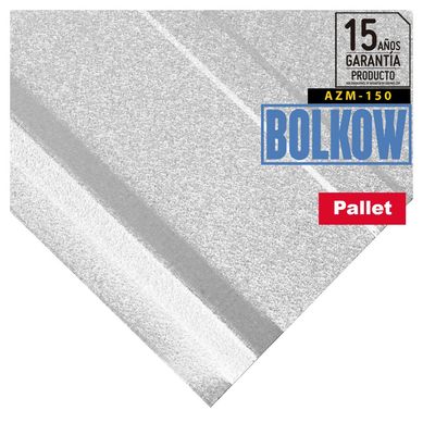 Pack 100 unid. 0.35x895x2500 mm Plancha 5V gris AZM150