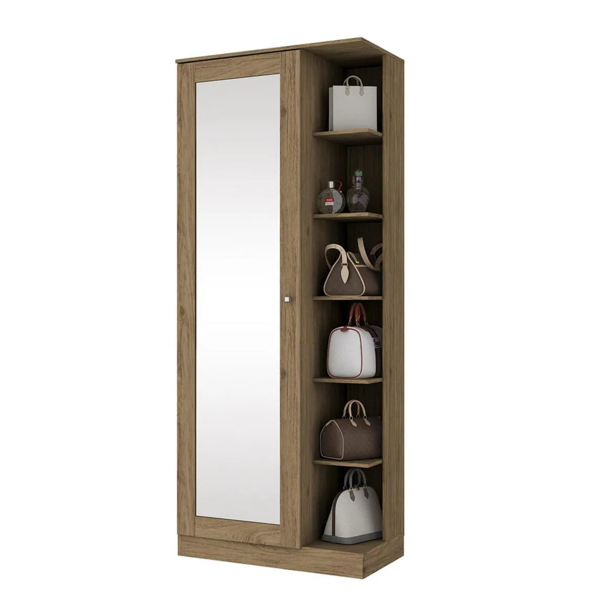 HOME MOBILI - Zapatera Aglomerado 13 Nivel(es) 69x179x38 cm Rústico