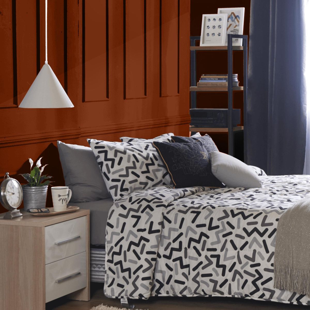 TOPEX - Esmalte al Agua 1 galón(es) Semibrillante Rojo Colonial