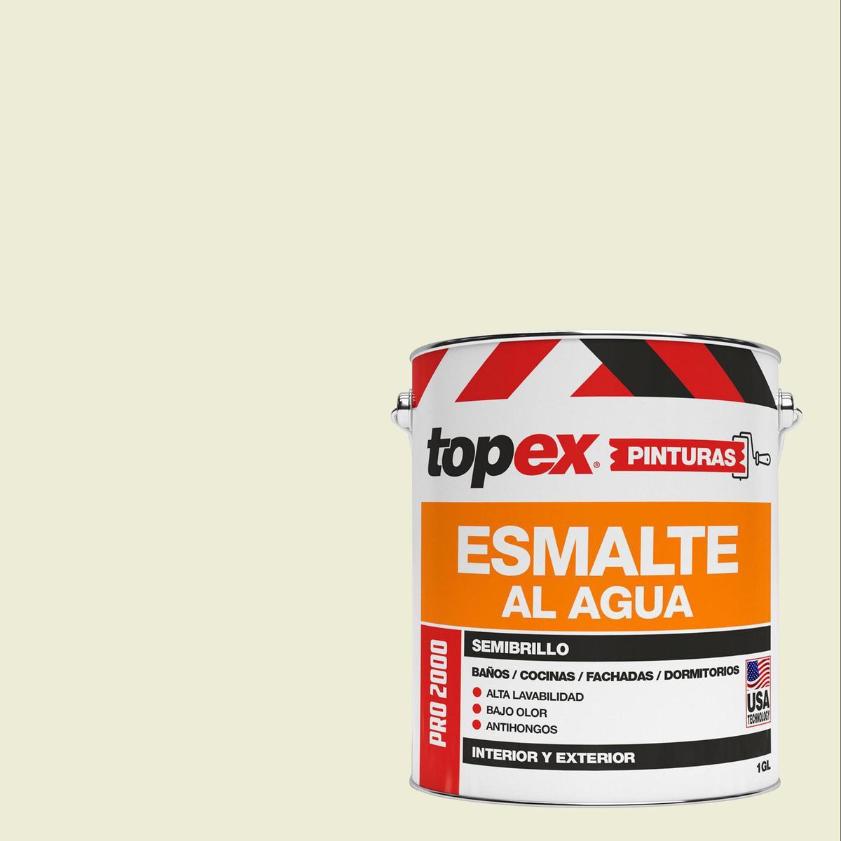TOPEX - Esmalte al Agua 1 galón(es) Semibrillante Blanco