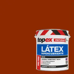 TOPEX - Pintura Látex Pro 2000 Mate 1 galón(es) Rojo Colonial