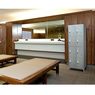 Imagen 2 del producto Locker 8 Puerta(s) 0 Cajón(es) 8 Repisa(s) 56.5x166x45 cm Gris