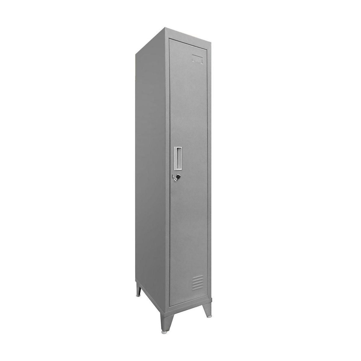 MALETEK - Locker 1 Puerta(s) 0 Cajón(es) 1 Repisa(s) 29x166x45 cm Gris