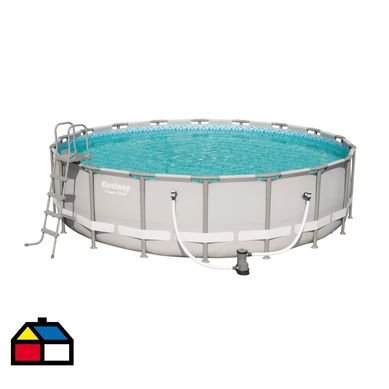 Piscina estructural 549x549x132 cm 26000 litros