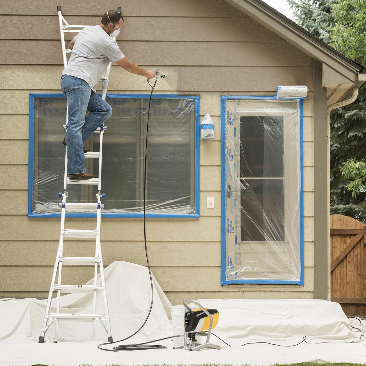 WAGNER - Pistola Pulverizadora Airless Wagner Control Pro 190 Skid Profesional 520 w