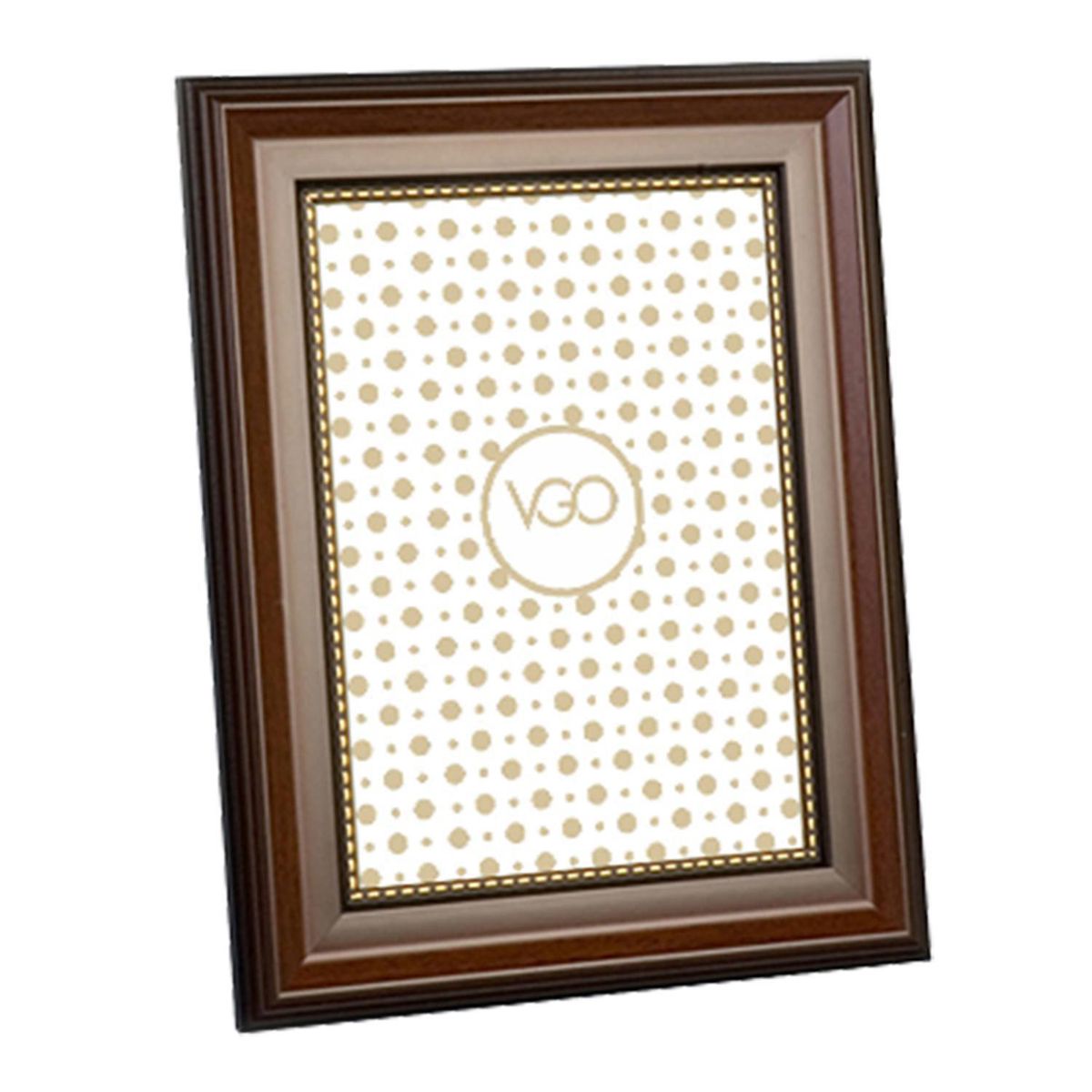 VGO - Marco de Foto Punto 10x15 cm Café oscuro Plástico