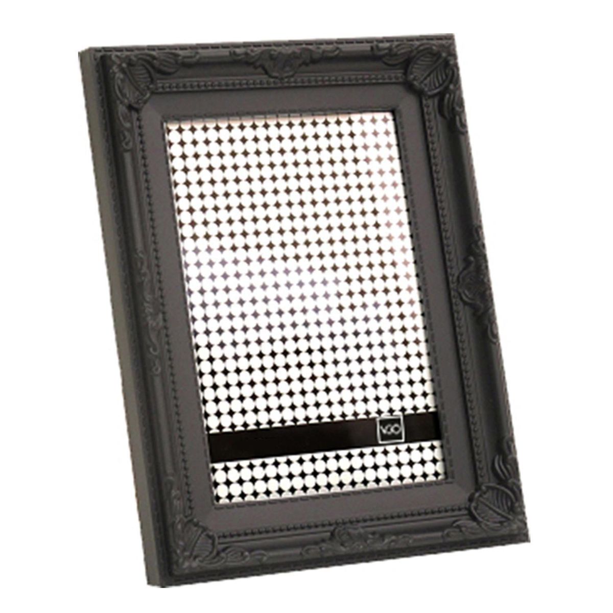 VGO - Marco de Foto Antique 20x30 cm Blanco/negro Plástico