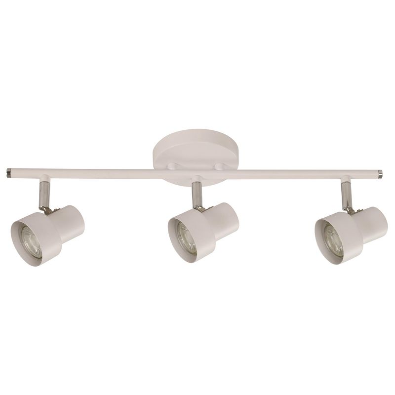 JUST HOME COLLECTION - Barra Led 3 Luces Acero Blanco 47 cm