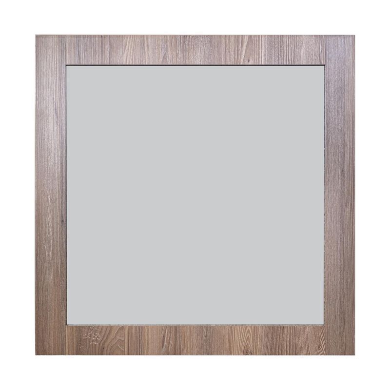 KLIPEN - Espejo con gabinete 70x13,5x70 cm miel