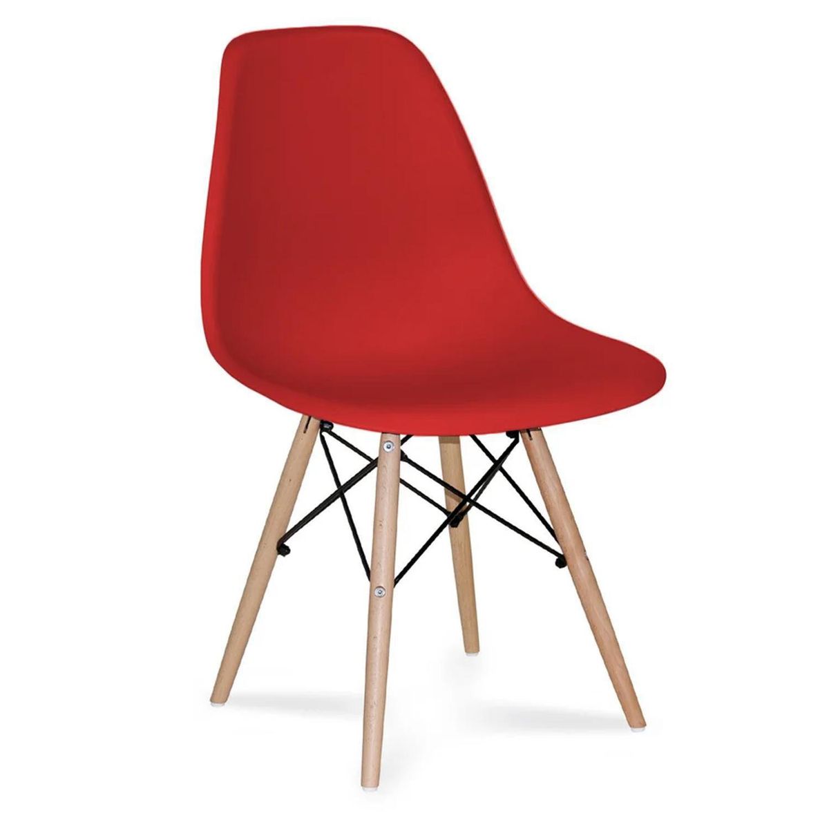 IMPORTADORA USA - Silla Comedor Diseño Home Rojo 81x46x42 cm
