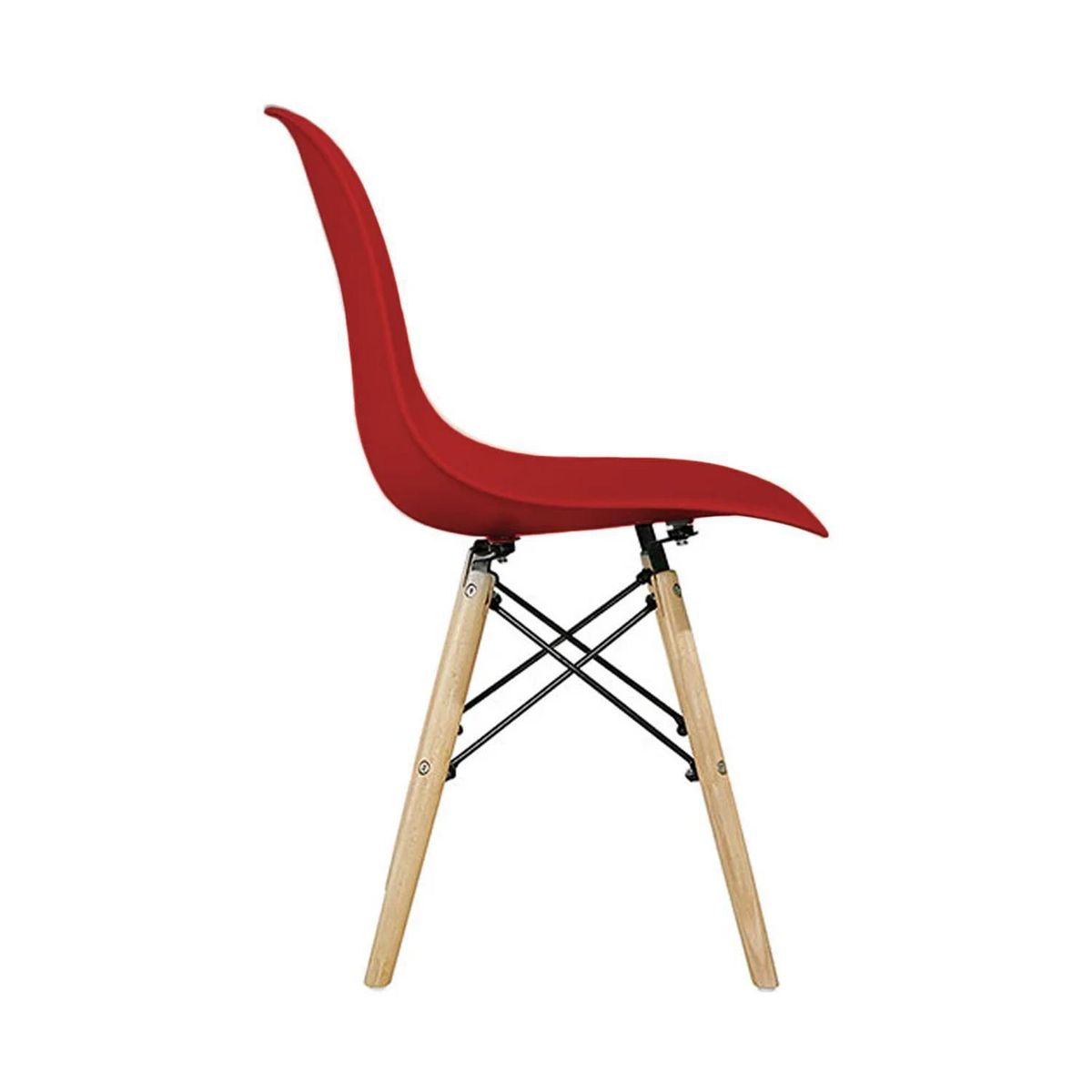 IMPORTADORA USA - Silla Comedor Diseño Home Rojo 81x46x42 cm