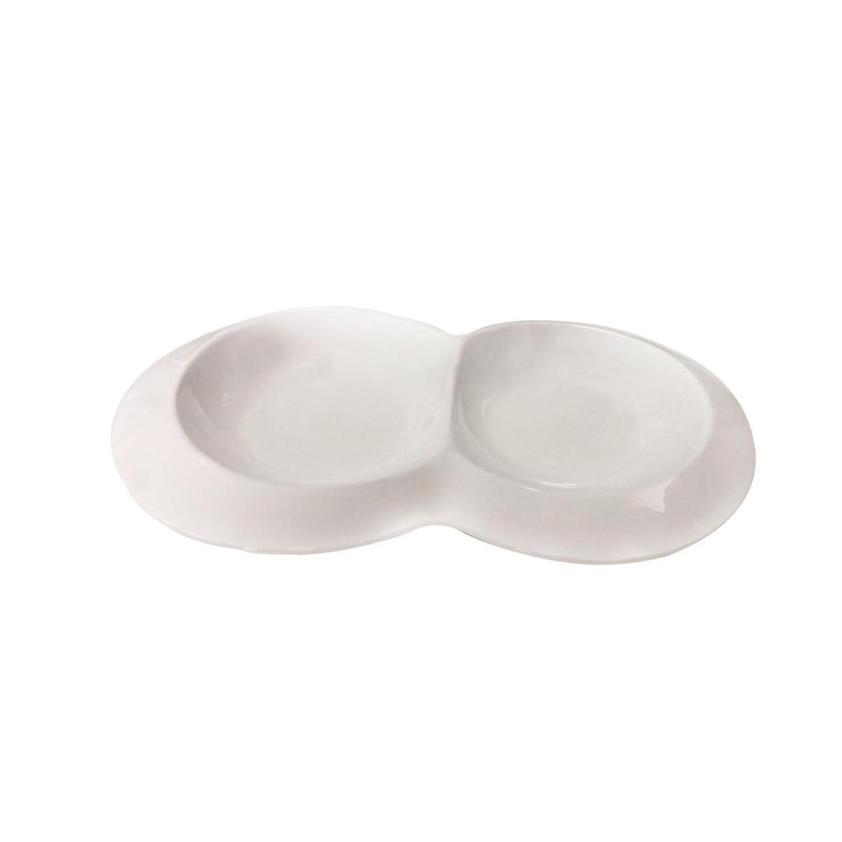 SOHOGAR - Bandeja de cerámica doble para servir