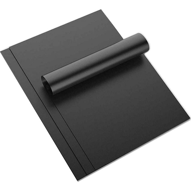 Set 3 Láminas antiadherente parrilla negro