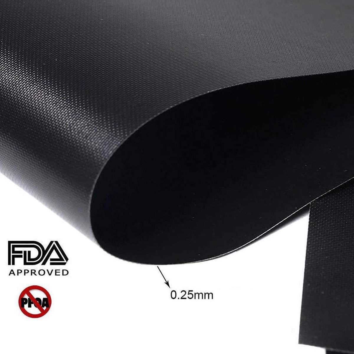 IMPORTADORA USA - Set 3 Láminas antiadherente parrilla negro