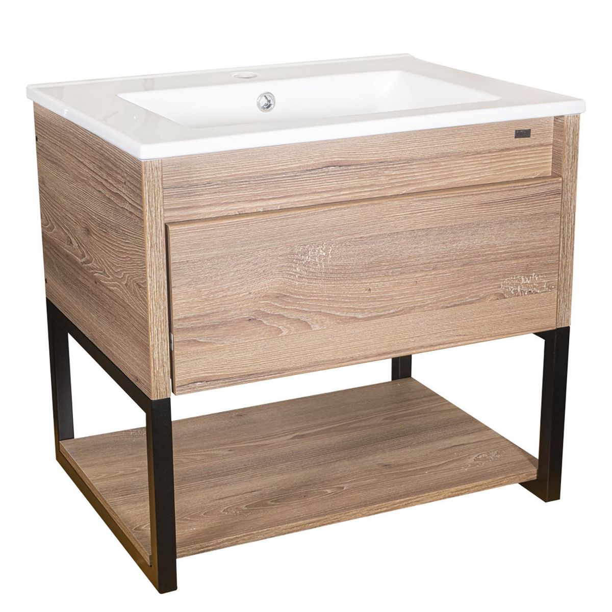 KLIPEN - Mueble vanitorio 51x46x5x57 cm miel