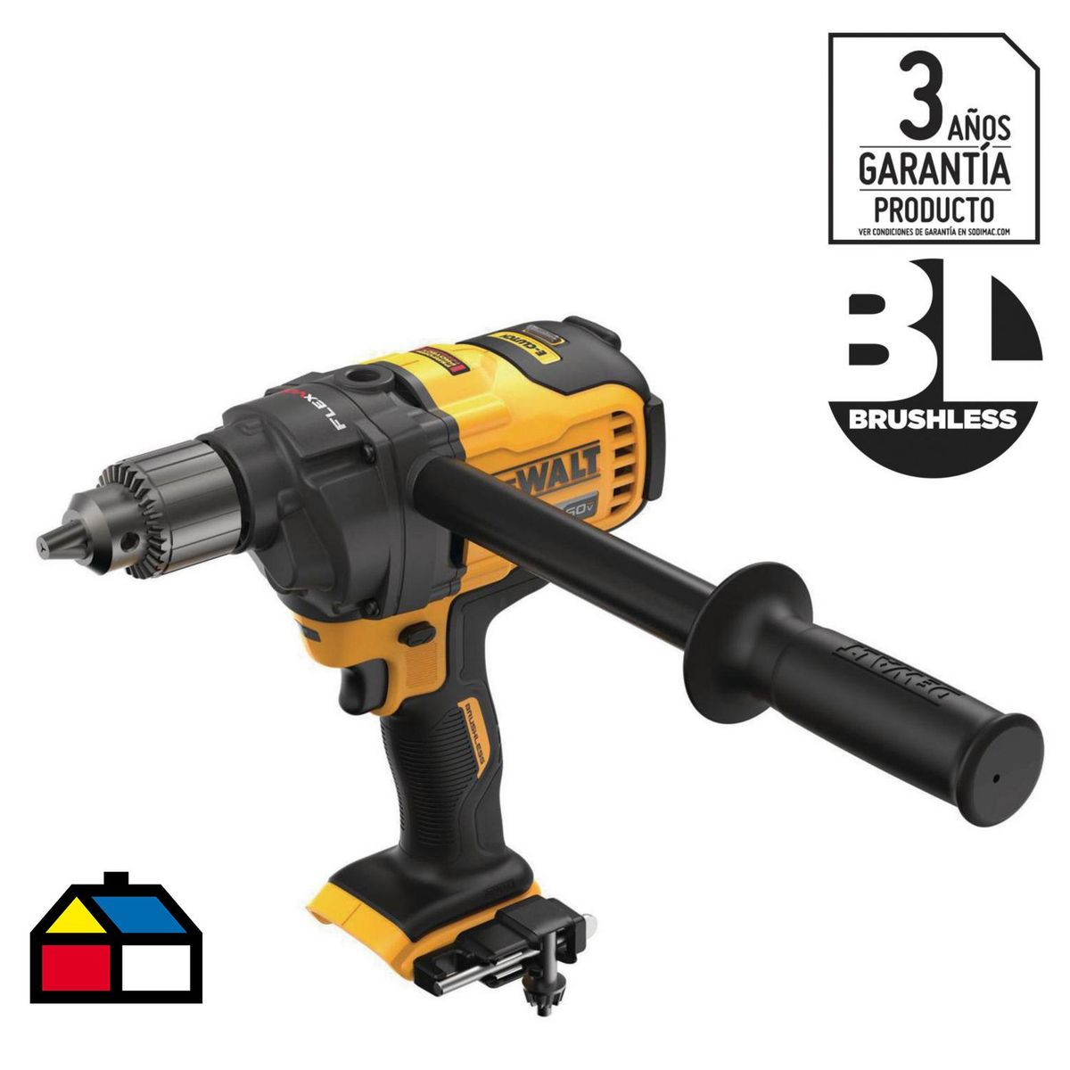 DEWALT - Taladro Rotacion 13 mm 60 V