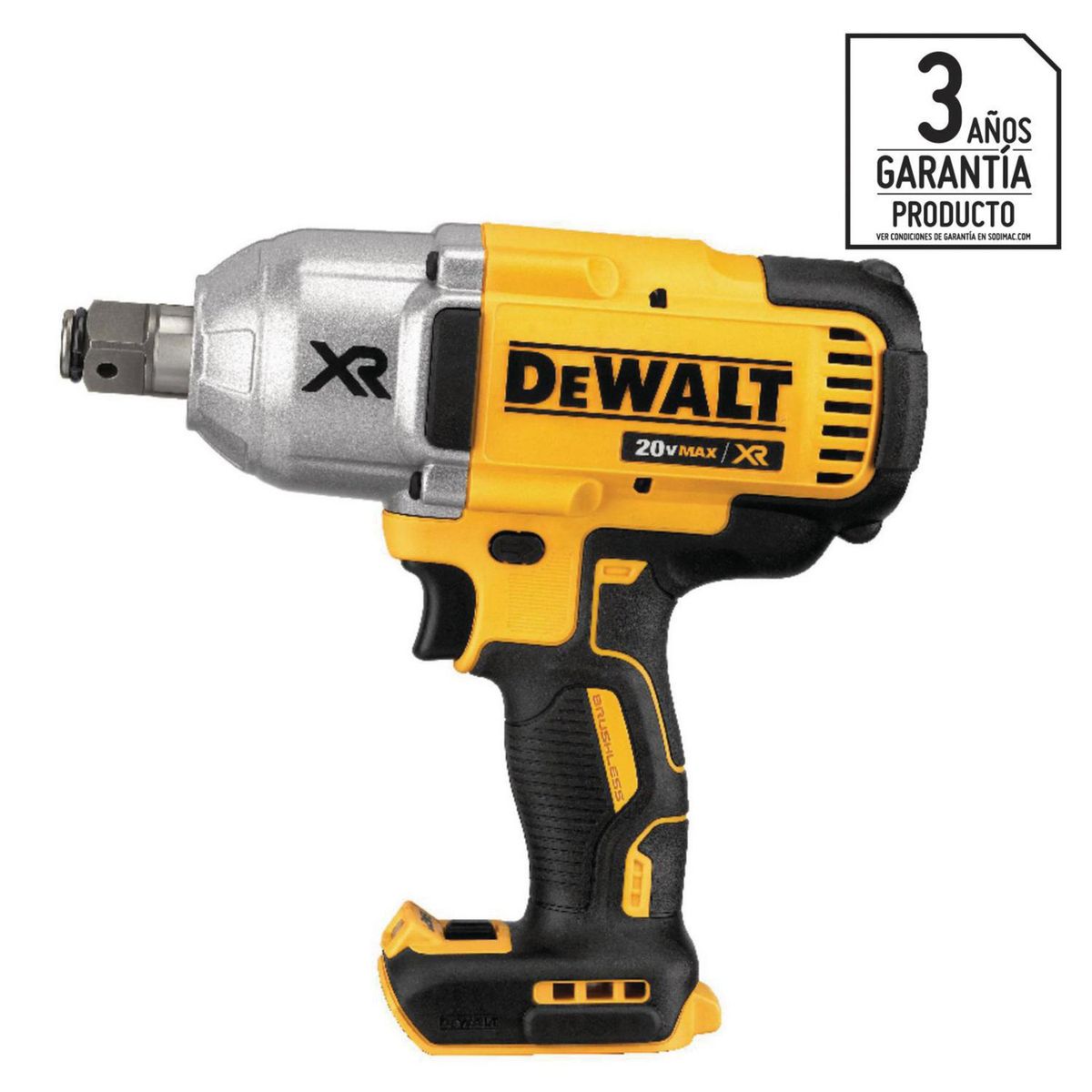 DEWALT - Llave de impacto inalámbrica 3/4" 20V sin batería
