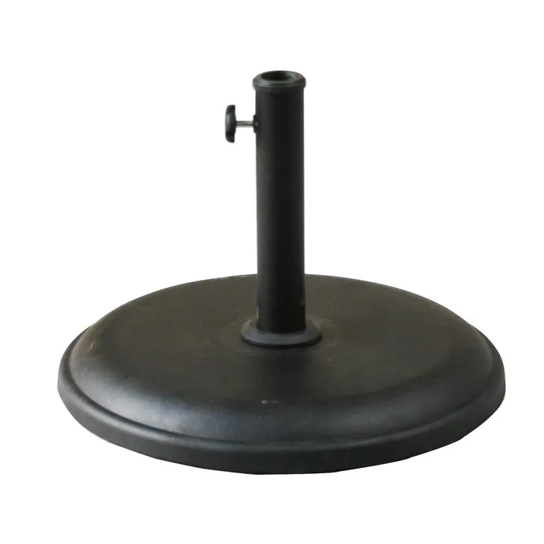 Base concreto redondo 16 kg negra