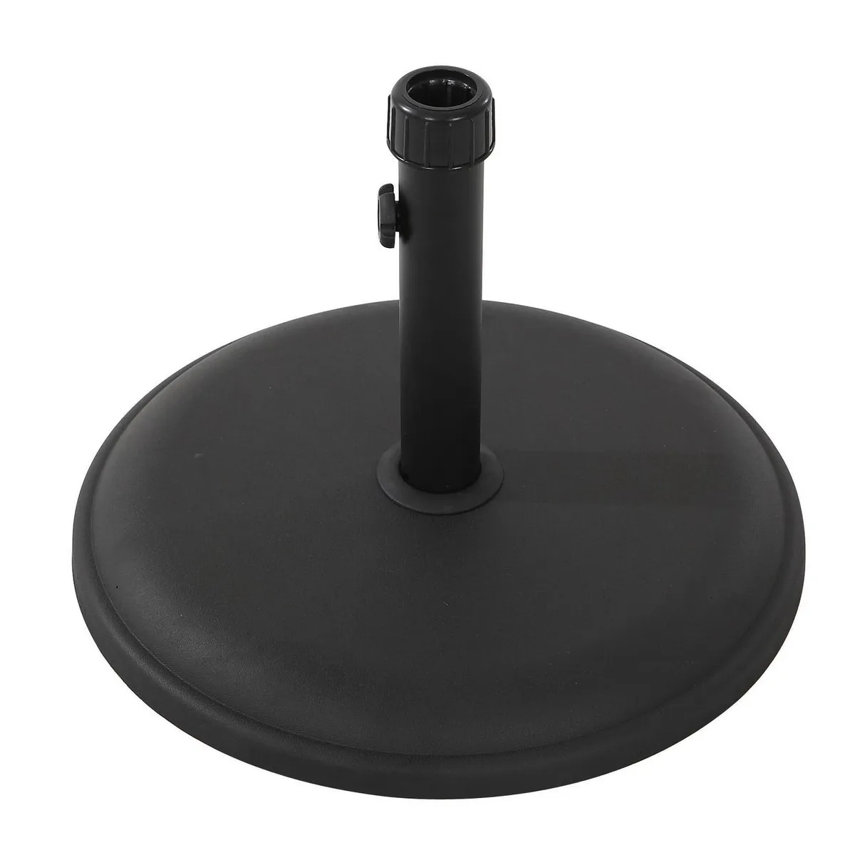 JUST HOME COLLECTION - Base concreto redondo 16 kg negra