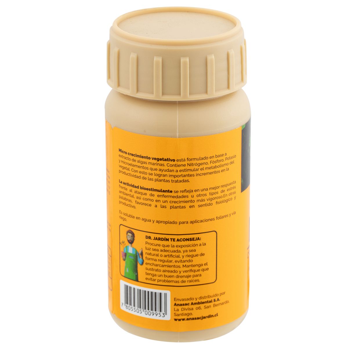 ANASAC - Fertilizante concentrado para crecimiento vegetativo en cultivo sustentable