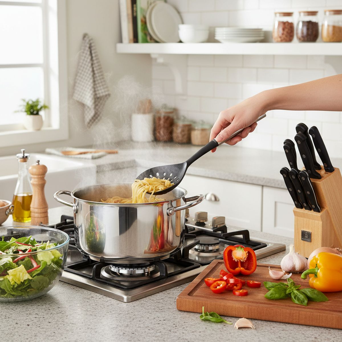 ILKO - Espumadero 34 cm silver nylon