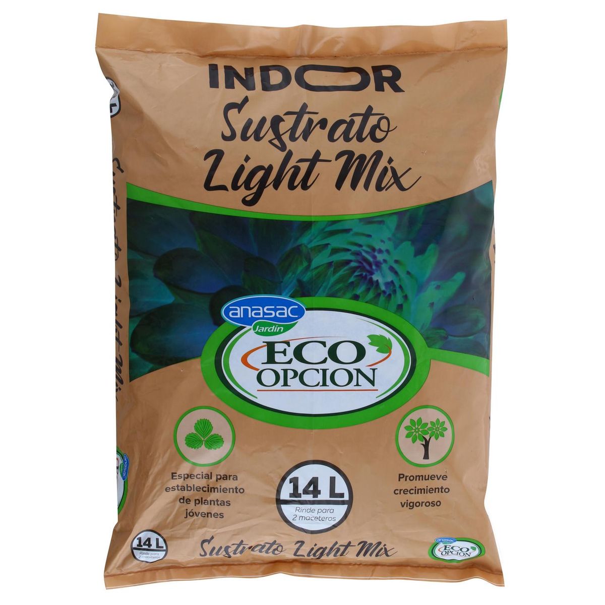ANASAC - Sustrato light mix indoor 14 litros