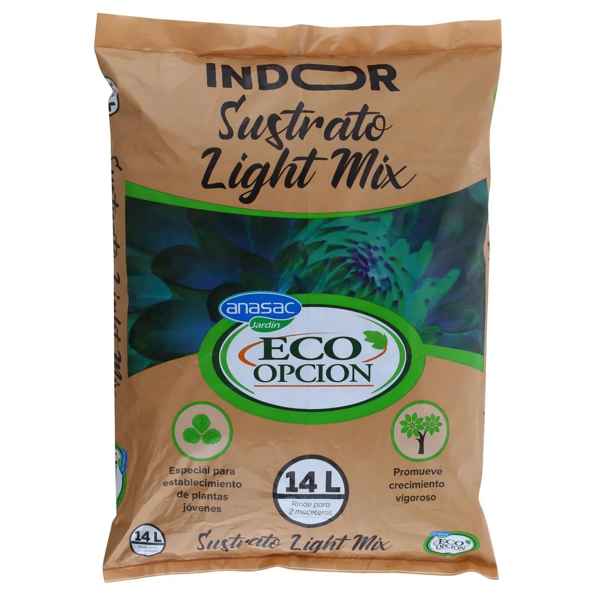 ANASAC - Sustrato light mix indoor 14 litros
