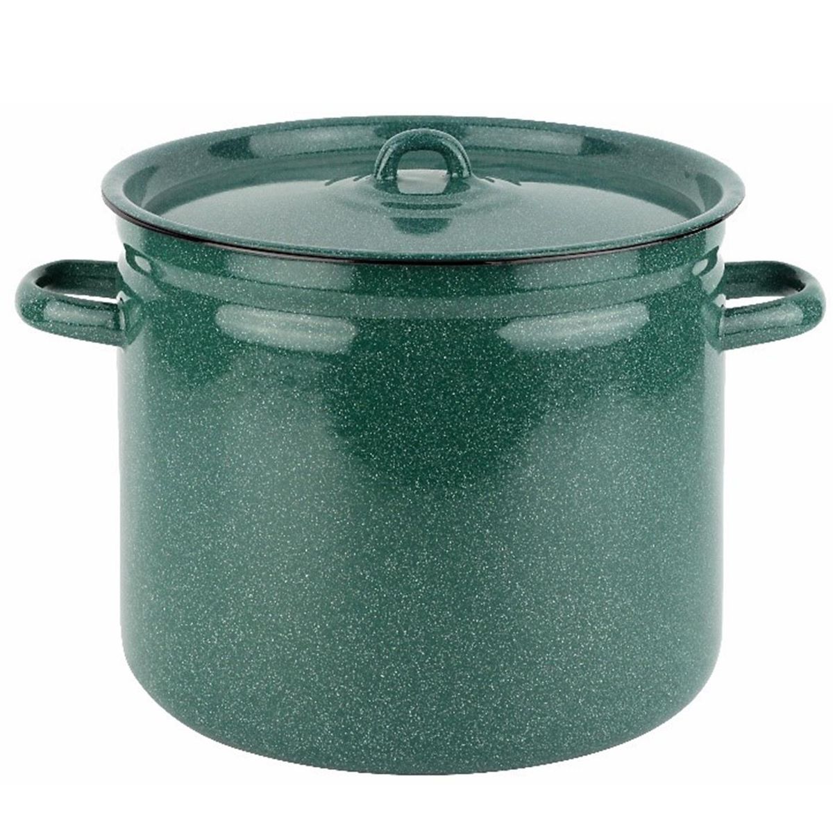 FANTUZZI - Olla alta 26 cm 12 l acero carbonico verde