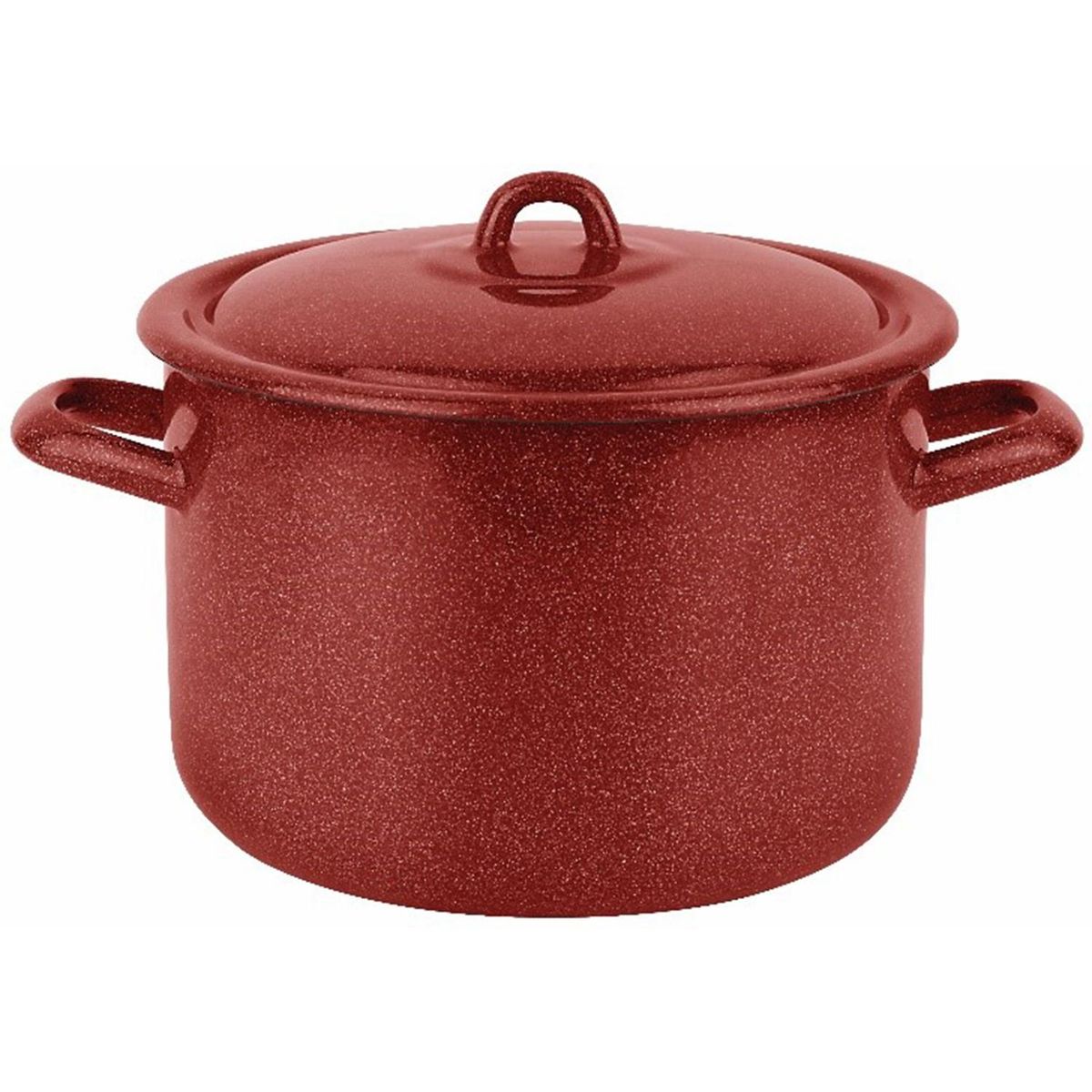 FANTUZZI - Olla 24 cm 5,5 l acero carbonico rojo