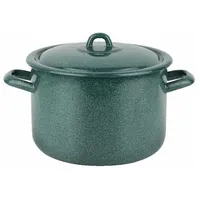 Olla 20 cm 4 l acero carbonico verde