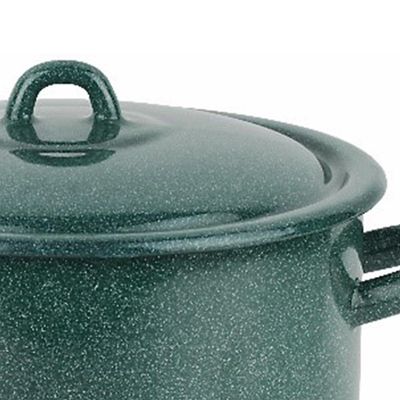 Imagen 2 del producto Olla 20 cm 4 l acero carbonico verde