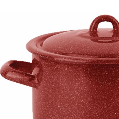 Imagen 2 del producto Olla 18 cm 2,5 l acero carbonico rojo