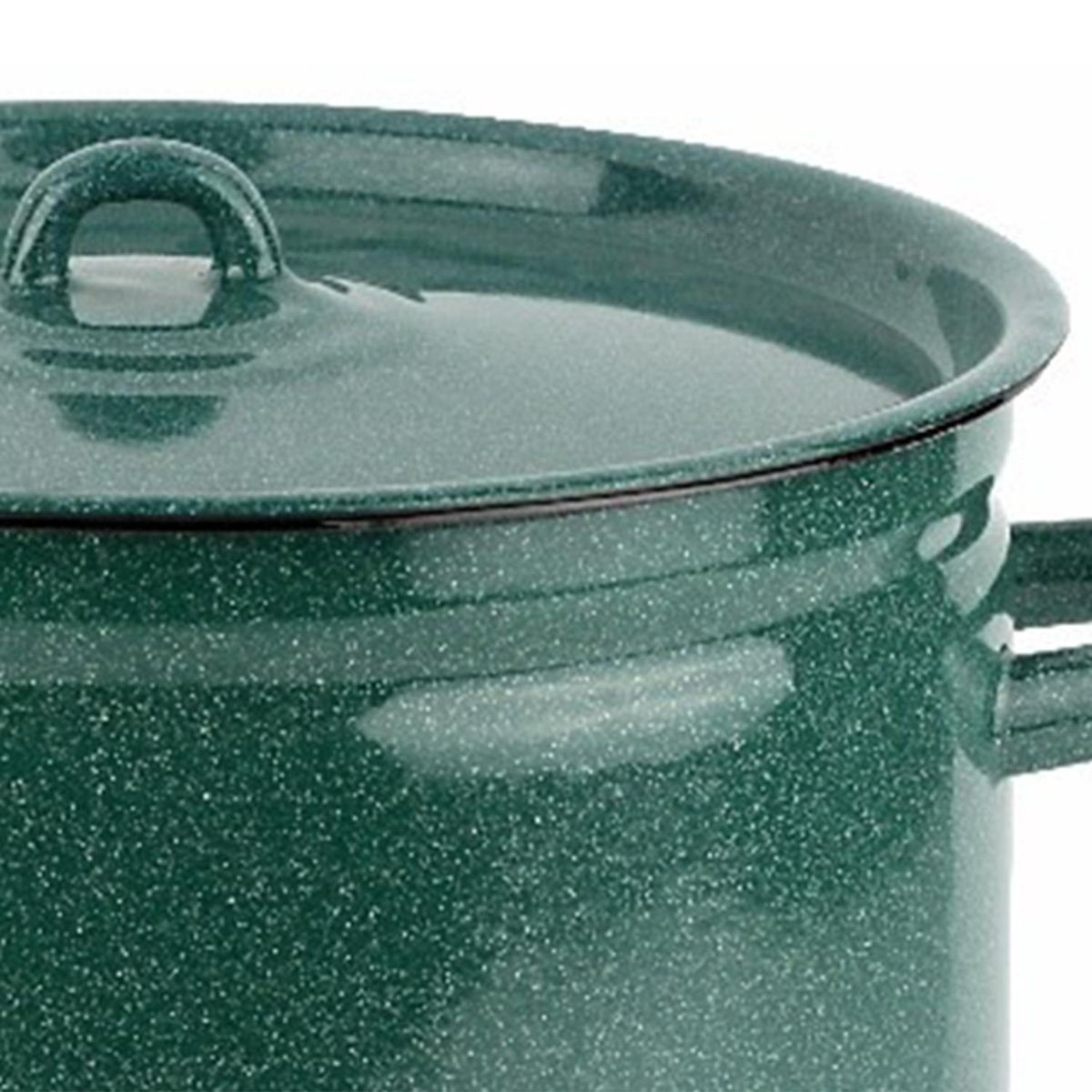 FANTUZZI - Olla alta 24 cm 8 l acero carbonico verde