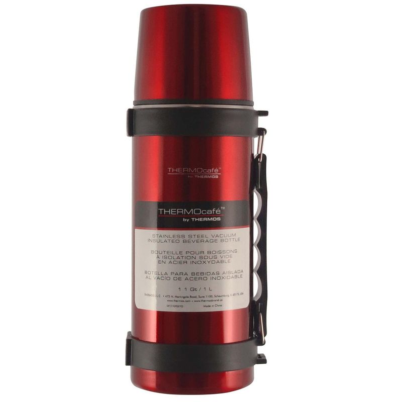 THERMOS - Termo para Agua 1 l Acero Inoxidable Rojo