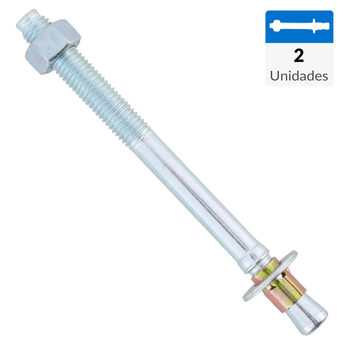 FIXSER - Perno anclaje 5/8" x 8 2 unidades