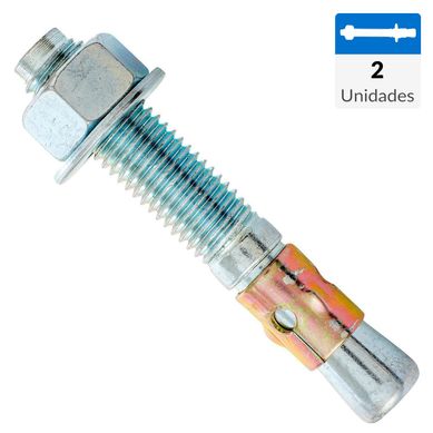 Perno anclaje 3/4 x 4 3/4 2 unidades
