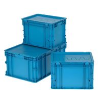 Pack 3 Cajas Modulares 40x60x60 cm 101 l Azul