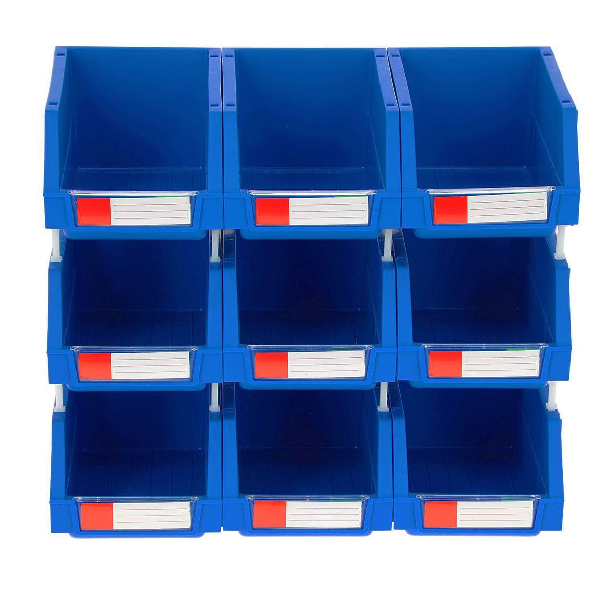 AUTORODEC - Pack 9 Cajas Organizadoras 15x12.4x24 cm Azul