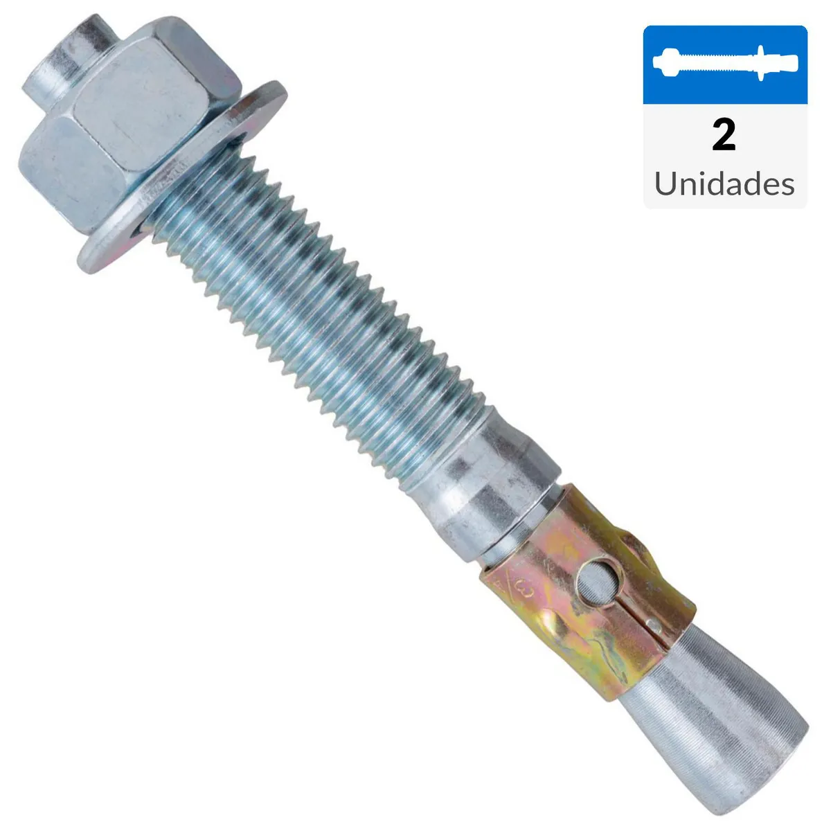 FIXSER - Perno anclaje 3/4" x 5 1/2" 2 unidades